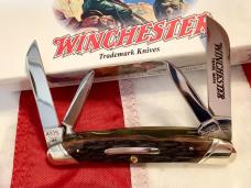 1991 Winchester Congress knife By Blue Grass Cutlery (Mdl# 4935) w/ Brown Bone Handles