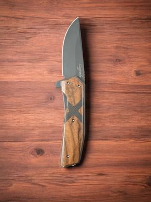 WOOX Leggenda Knife 35quot Blade Carbon FiberWalnut Scales 