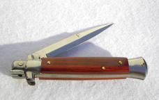 NEW FRANK BELTRAME 9" STILETTO EXOTIC COCOBOLO WOOD BAYONET BLADE MANIAGO ITALY 