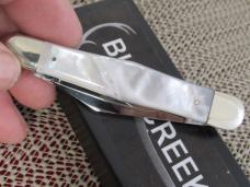 Buck Creek Swell Center Pearl Handle Whittler 