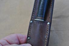 Ka-Bar Us Pat. Off. On Tang Fixed Blade 7 3/4" OAL Carefully Used Lots Of Mint Luster OriginalSheath