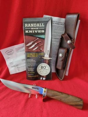 Randall Made 3-6 Knife with Unusual Walnut Handle plus  special blade grind