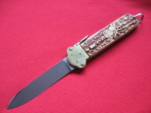 RARE Vintage Large French Eclair Gravity OTF Knife