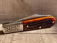 Schrade Model 206 Barlow with Amber Colored Winterbottom Bone Handles