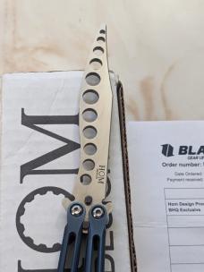 NIB Titanium Jerry Hom Prodigy Balisong Trainer OG From 2014