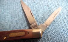 AS FOUND LIGHTLY USED YEAR UNKNOWN SCHRADE JACK KNIFE 33OT USA OLD TIMER DELRIN CARBON BLADE