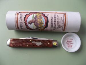 GEC 871223 ENGLISH JACK  BEAVER TAIL JIGGED BRAZILIAN CHERRY 4