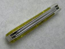 Parker Cut. Co. Surgical Steel Japan Gold Stripe Parker Bullet Medium Jumbo Trapper Knife