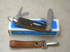 Western USA 901 Delrin Camp Scout Utility Knife & Leather Strap c.1981 - NIB 