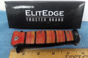 ELITEDGE RESCUE SPRING ASSIST KNIFE NEW IN BOX GOOD EDGE amp ACTION WORTH THE ADD