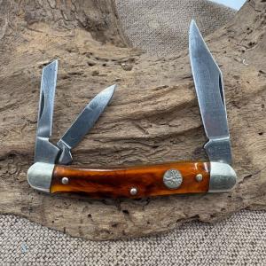 VINTAGE BOKER TREE BRAND SOLINGEN GERMANY CELLULOID 3 BLADE WHITTLER KNIFE 117