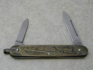 Imperial USA Locomotive Train Figural Knife