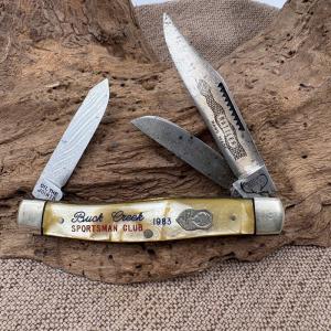 Solingen Buck Creek Sportsman Club Stockman Pocket Knife Germany White Ice 144