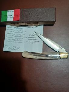 11" "DORGALESE" ITALIAN SWITCH BLADE "HANDMADE" BY ANTONIO CONTINI