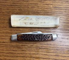 VINTAGE 1973-1986 SCHRADE NY USA 881 POCKET KNIFE & VIEW TUBE BOX 