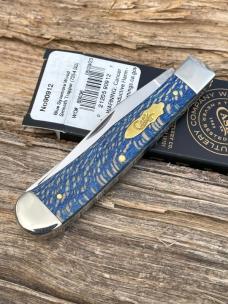 CASE XX ** 2023 BLUE SYCAMORE WOOD SMOOTH PILOT TEST RUN TRAPPER