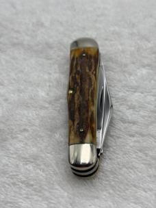 Winchester 1991 Swell Center Whittler Stag Handles Made In USA (#27)