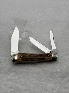 Winchester 1991 Swell Center Whittler Stag Handles Made In USA (#27)