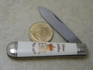 Richards Sheffield England quotSilver Jubilee 1952-1977 Folding Knife 