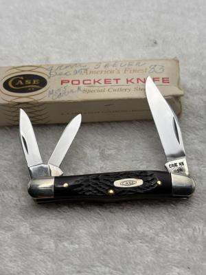 Case XX Vintage 1983 7 Dot 3 Blade Whittler Pattern 6308 Made In USA 