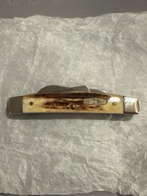 2006 Case SFO Red Scroll Congress Knife-Mint