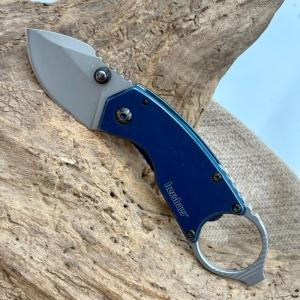 Kershaw Antic Navy Blue Stainless 8CR13MoV Framelock Folding Knife 8710 (71)