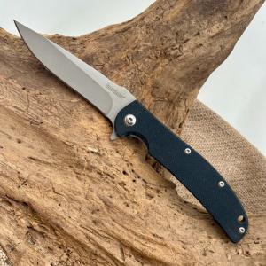 Kershaw 3410 Chill RJ Martin Design Black Single Blade Flipper PocketKnife (184)