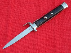 Vintage Italian Trap door OTF Automatic switchblade Brazilian horn Second ModelII