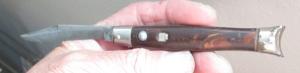 VTG TORTOISE SHELL Handle Automatic Knife 