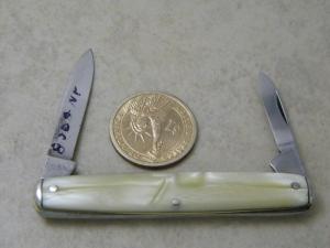 Boker USA Tree Brand 8064 Dealer Numbered Pearl Pen Knife