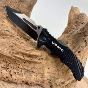 Marine USMC MTech Spring-Assist Licensed Folding Knife Pocket M-A1058BK NIB