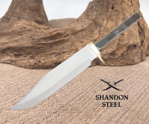 10quot Full Tang Clip Point Bowie Blank Custom Knife Making Hunting Blade Blank 3