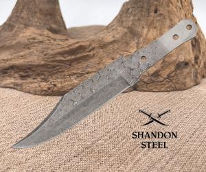 75quot Full Tang Damascus Bowie Blade Blank Custom Knife Making Hunting 2715