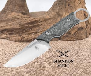 Kizer Cabox Fixed Blade Knife Micarta Handle D2 Steel 1048A1 Horizontal Carry