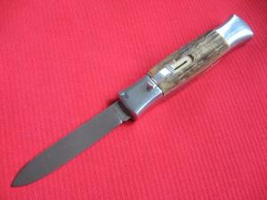 Vintage Italian Front Opener Double Action STAG OTF Switchblade Knife - Custom