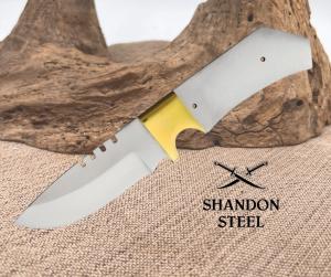 375quot Full Tang Drop Point Blade Blank Custom Knife Making Hunting Blade 135