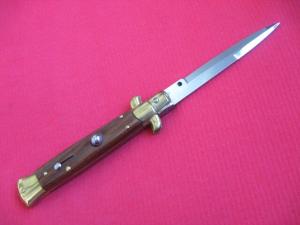 Vintage 9quot Rosewood Bayonet BLADE ITALIAN STILETTO Switchblade Knife