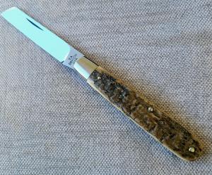 Todd Davison Mammoth Sheepsfoot Straight Jack...3 5/8"..Cpm154..coinedged...pouch...#2535 Rare