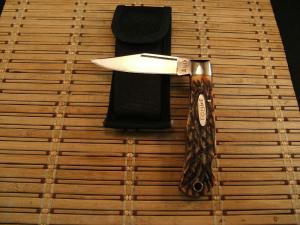 RIGID RG77 RARE LIGHTLY USED U.S.A. MADE LARGE 440A STAINLESS STEEL BLADE LOCK BACK POCKET KNIFE
