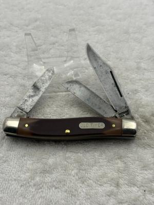 Schrade Old Timer 6OT 3 Blade Stockman Made In USA (#82)