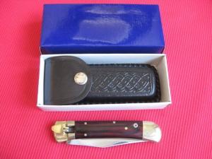 Vintage Folding Hunter Leverlock Switchblade Knife - New Old Stock!