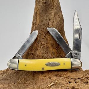 Case XX Pocketknife 1970 3347hp Smooth Yellow Synthetic Handle Stockman (12)