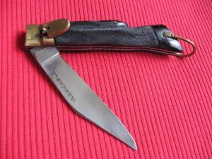 Vintage Unique Deer Foot Leverlock Switchblade Knife