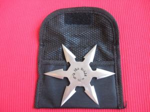 Vintage Throwing Star with Pouch