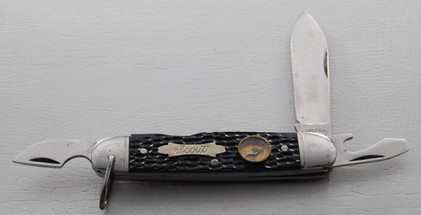 Colonial Unofficial Scout Pocket Knife In Excellent Condition W/Black ...