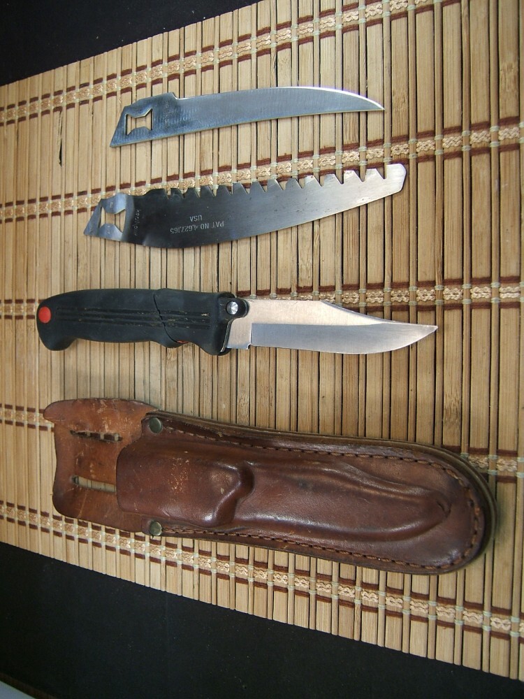 Kershaw Knife: Vintage KERSHAW KAI BLADE TRADER Japanese 6 Blade Knife Set  with Case