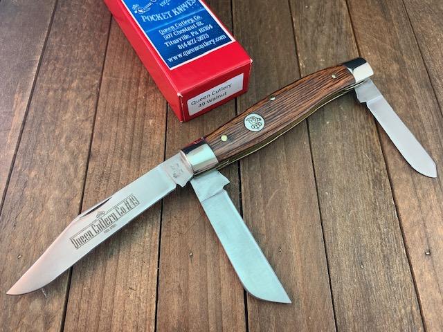 Queen Large Stockman Knife, Walnut Wood, QN-9W