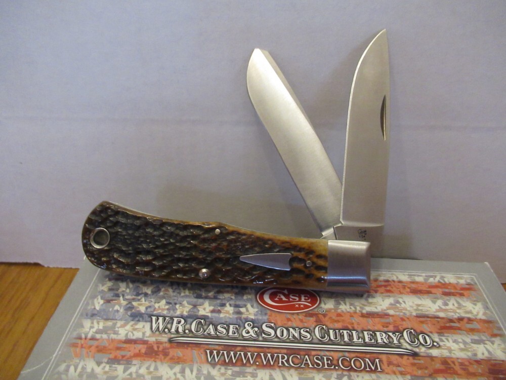 Case XX 2001 Yellow Handle Fish Knife Pattern # 320094F SS