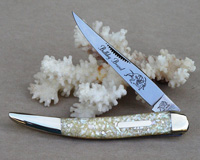 2005 Bulldog Brand Chip Abalone Trapper Knife