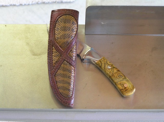 Rattlesnake Skin and Buckeye Burl Handle 003.JPG